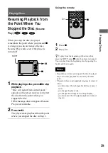 Preview for 25 page of Sony D-VM1 Operating Instructions  (primary manual) Operating Instructions Manual