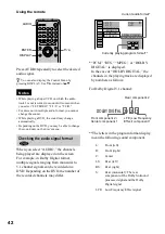 Preview for 42 page of Sony D-VM1 Operating Instructions  (primary manual) Operating Instructions Manual