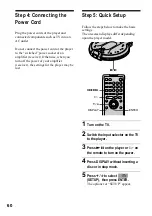 Preview for 60 page of Sony D-VM1 Operating Instructions  (primary manual) Operating Instructions Manual