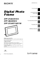 Preview for 1 page of Sony D1010 Operating Instructions Manual