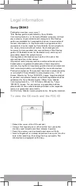 Preview for 8 page of Sony D6643 Startup Manual