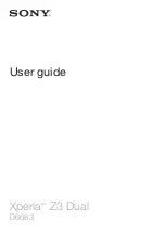 Preview for 1 page of Sony D6683 User Manual