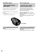 Preview for 28 page of Sony D8 Digital Handycam DCR-TRV210E Operating Instructions Manual