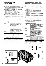 Preview for 52 page of Sony D8 Digital Handycam DCR-TRV210E Operating Instructions Manual