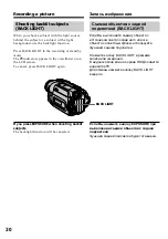 Preview for 30 page of Sony D8 Digital Handycam DCR-TRV410E Operating Instructions Manual