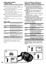 Preview for 54 page of Sony D8 Digital Handycam DCR-TRV410E Operating Instructions Manual