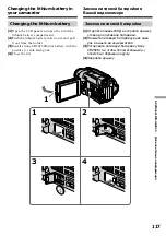 Preview for 117 page of Sony D8 Digital Handycam DCR-TRV410E Operating Instructions Manual