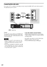 Preview for 22 page of Sony DAR-RD100 Operating Instructions Manual