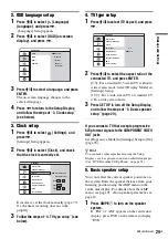 Preview for 29 page of Sony DAR-RD100 Operating Instructions Manual