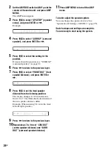 Preview for 30 page of Sony DAR-RD100 Operating Instructions Manual