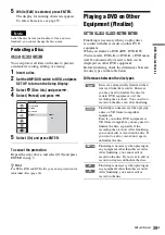 Preview for 39 page of Sony DAR-RD100 Operating Instructions Manual