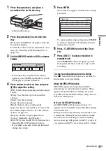 Preview for 43 page of Sony DAR-RD100 Operating Instructions Manual