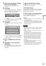 Preview for 45 page of Sony DAR-RD100 Operating Instructions Manual