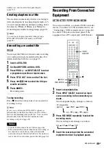 Preview for 49 page of Sony DAR-RD100 Operating Instructions Manual