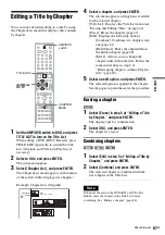 Preview for 67 page of Sony DAR-RD100 Operating Instructions Manual