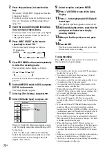 Preview for 72 page of Sony DAR-RD100 Operating Instructions Manual