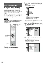 Preview for 74 page of Sony DAR-RD100 Operating Instructions Manual