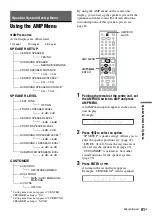 Preview for 91 page of Sony DAR-RD100 Operating Instructions Manual