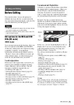 Предварительный просмотр 71 страницы Sony DAR-RH1000 Operating Instructions Manual