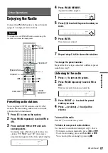 Предварительный просмотр 87 страницы Sony DAR-RH1000 Operating Instructions Manual