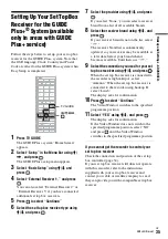 Предварительный просмотр 35 страницы Sony DAR-X1R Operating Instructions Manual