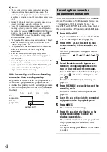 Предварительный просмотр 74 страницы Sony DAR-X1R Operating Instructions Manual