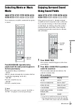 Предварительный просмотр 87 страницы Sony DAR-X1R Operating Instructions Manual