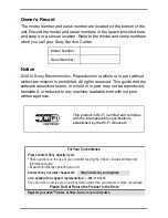 Preview for 2 page of Sony Dash HID-C10 Important Information Manual