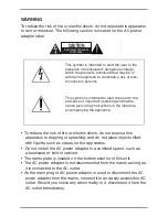 Preview for 3 page of Sony Dash HID-C10 Important Information Manual