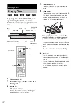 Предварительный просмотр 28 страницы Sony DAV-BC150 - Dvd Home Theater System Operating Instructions Manual