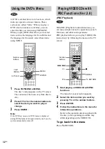 Предварительный просмотр 32 страницы Sony DAV-BC150 - Dvd Home Theater System Operating Instructions Manual