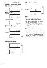 Предварительный просмотр 42 страницы Sony DAV-BC150 - Dvd Home Theater System Operating Instructions Manual