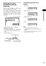 Предварительный просмотр 47 страницы Sony DAV-BC150 - Dvd Home Theater System Operating Instructions Manual