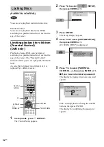 Предварительный просмотр 52 страницы Sony DAV-BC150 - Dvd Home Theater System Operating Instructions Manual