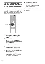 Предварительный просмотр 58 страницы Sony DAV-BC150 - Dvd Home Theater System Operating Instructions Manual