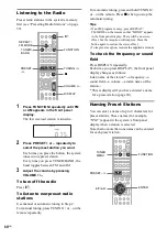 Предварительный просмотр 60 страницы Sony DAV-BC150 - Dvd Home Theater System Operating Instructions Manual