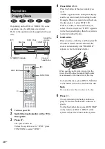 Предварительный просмотр 28 страницы Sony DAV-BC250 - Dvd Home Theater System Operating Instructions Manual