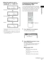 Предварительный просмотр 47 страницы Sony DAV-BC250 - Dvd Home Theater System Operating Instructions Manual