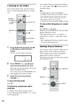 Предварительный просмотр 66 страницы Sony DAV-BC250 - Dvd Home Theater System Operating Instructions Manual