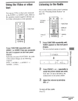 Предварительный просмотр 63 страницы Sony DAV-C450 - Dvd Home Theater System Operating Instructions Manual