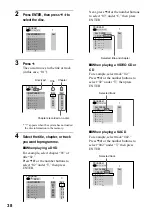 Предварительный просмотр 38 страницы Sony DAV-C700 - Compact Av System Operating Instructions Manual