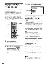 Предварительный просмотр 40 страницы Sony DAV-C700 - Compact Av System Operating Instructions Manual