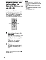 Предварительный просмотр 34 страницы Sony DAV-C900 - Compact Av System Operating Instructions Manual