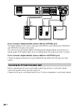 Предварительный просмотр 24 страницы Sony DAV-C990 - Compact Av System Operating Instructions Manual