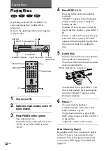 Предварительный просмотр 32 страницы Sony DAV-C990 - Compact Av System Operating Instructions Manual