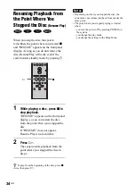 Предварительный просмотр 34 страницы Sony DAV-C990 - Compact Av System Operating Instructions Manual