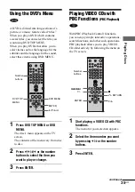 Предварительный просмотр 35 страницы Sony DAV-C990 - Compact Av System Operating Instructions Manual