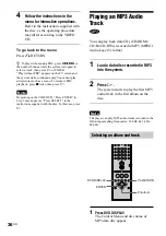 Предварительный просмотр 36 страницы Sony DAV-C990 - Compact Av System Operating Instructions Manual