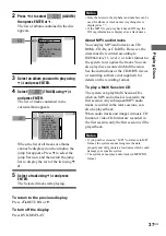 Предварительный просмотр 37 страницы Sony DAV-C990 - Compact Av System Operating Instructions Manual