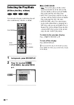 Предварительный просмотр 38 страницы Sony DAV-C990 - Compact Av System Operating Instructions Manual